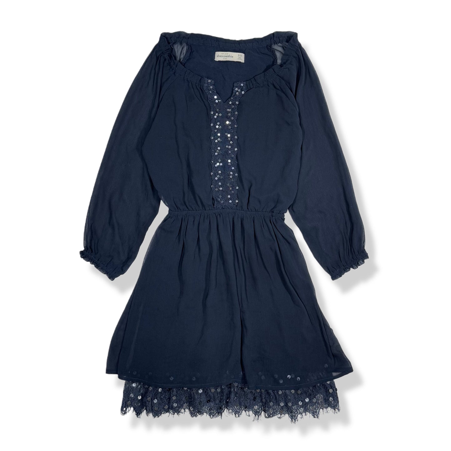 VESTIDO CON LENTEJUELAS PARA NIÑAS | ABERCROMBIE | 9/10