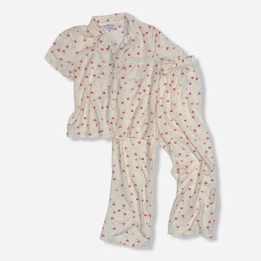 PIJAMA CON ESTAMPADO DE CORAZONES | SPLENDID | S