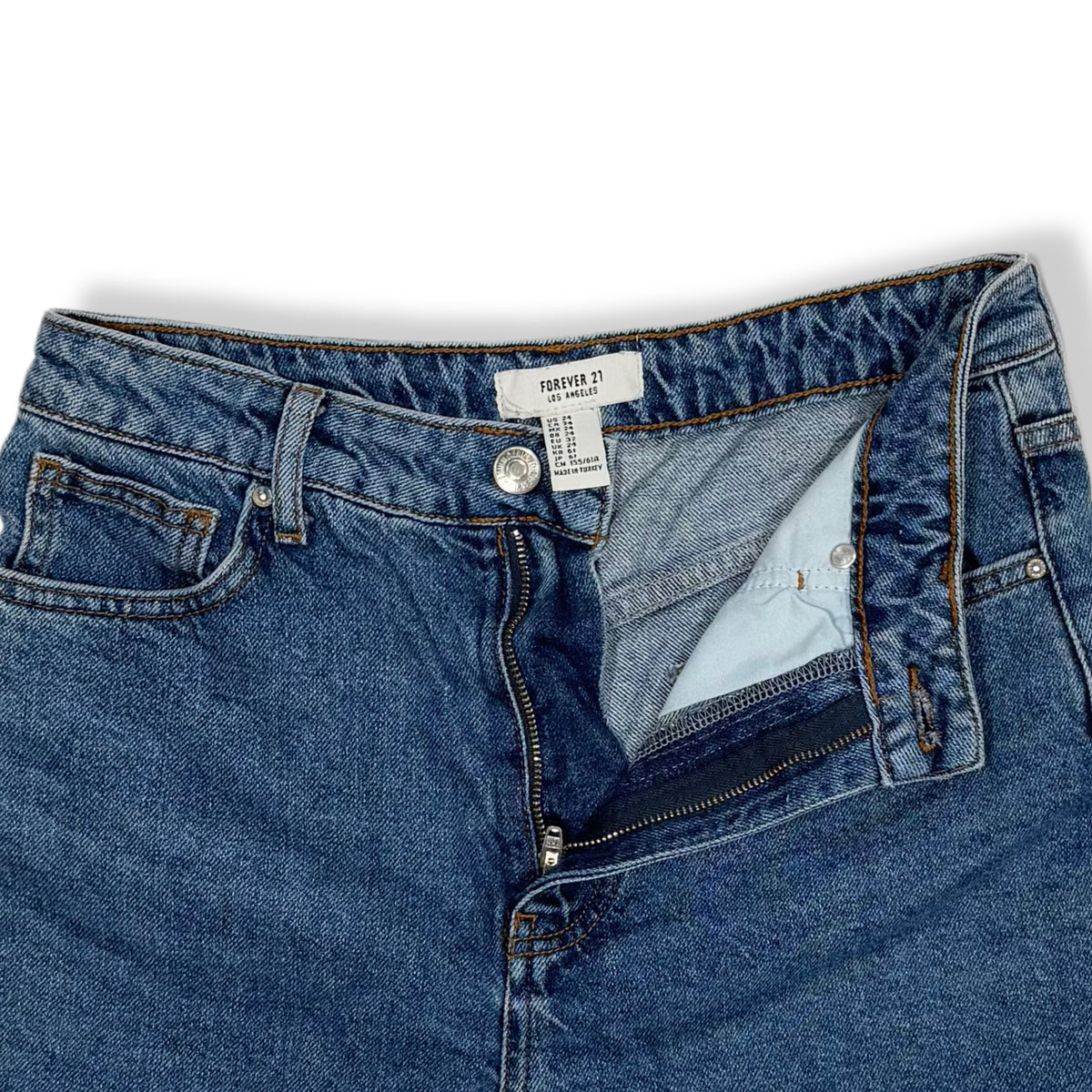 DENIM SHORTS PARA MUJER | FOREVER 21 | TALLA 24 (XS)