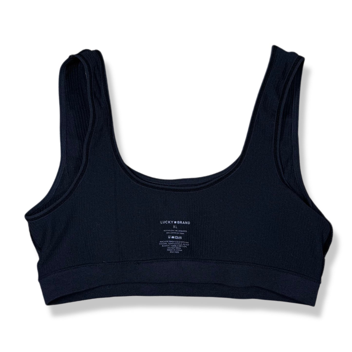 BRALETTE TOP NEGRO  | LUCKY BRAND | XL