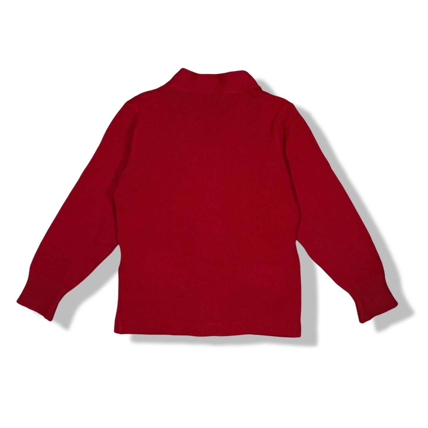 CARDIGAN ROJO CLÁSICO PARA NIÑAS | S