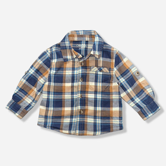 CAMISA DE CUADROS PARA BEBÉ | CHEROKEE | 12M