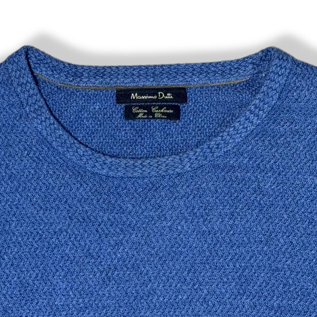SUÉTER TEJIDO DE CACHEMIRA Y ALGODÓN | MASSIMO DUTTI | TALLA S