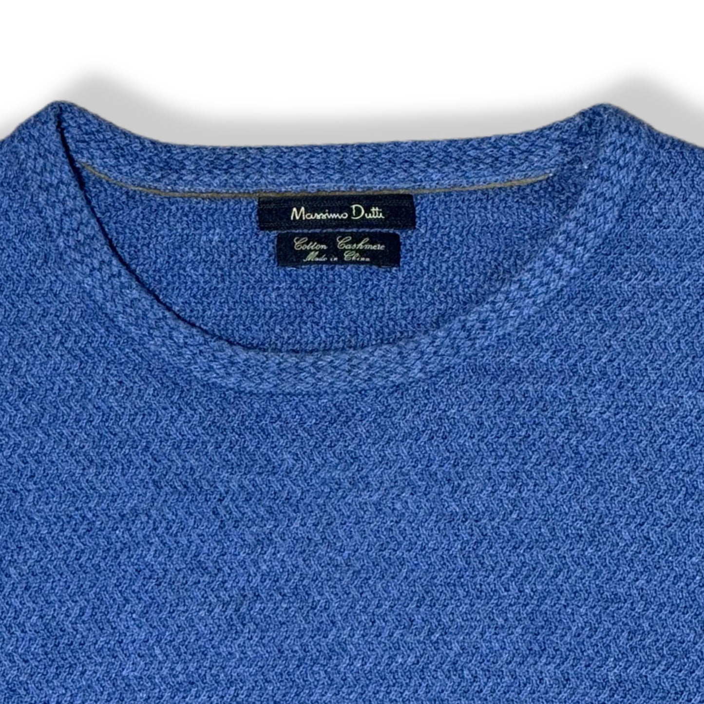 SUÉTER TEJIDO DE CACHEMIRA Y ALGODÓN | MASSIMO DUTTI | TALLA S