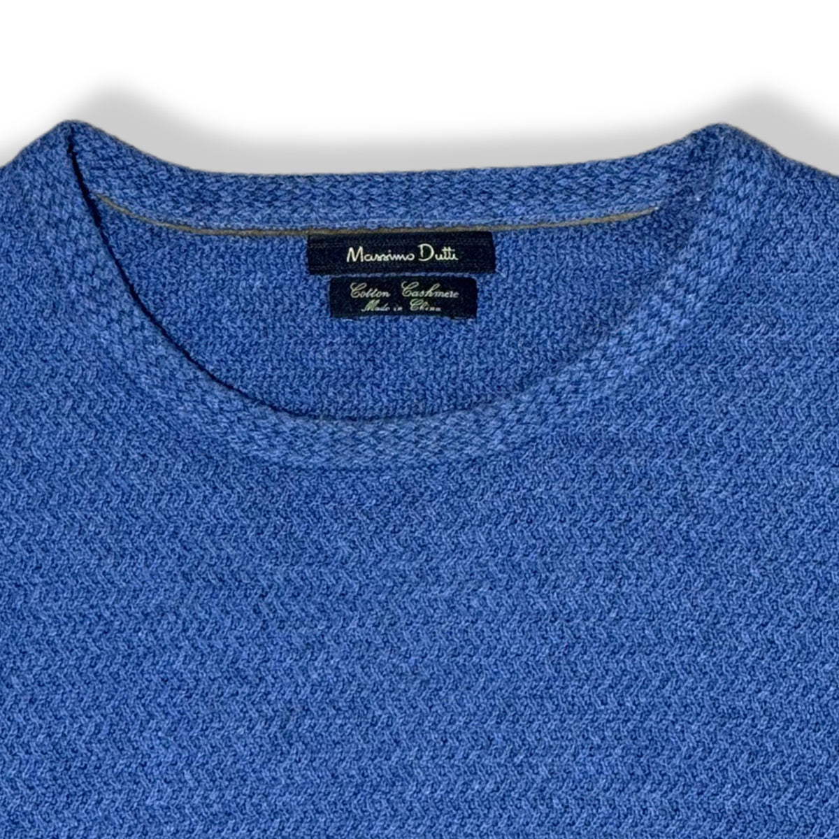 SUÉTER TEJIDO DE CACHEMIRA Y ALGODÓN | MASSIMO DUTTI | TALLA S