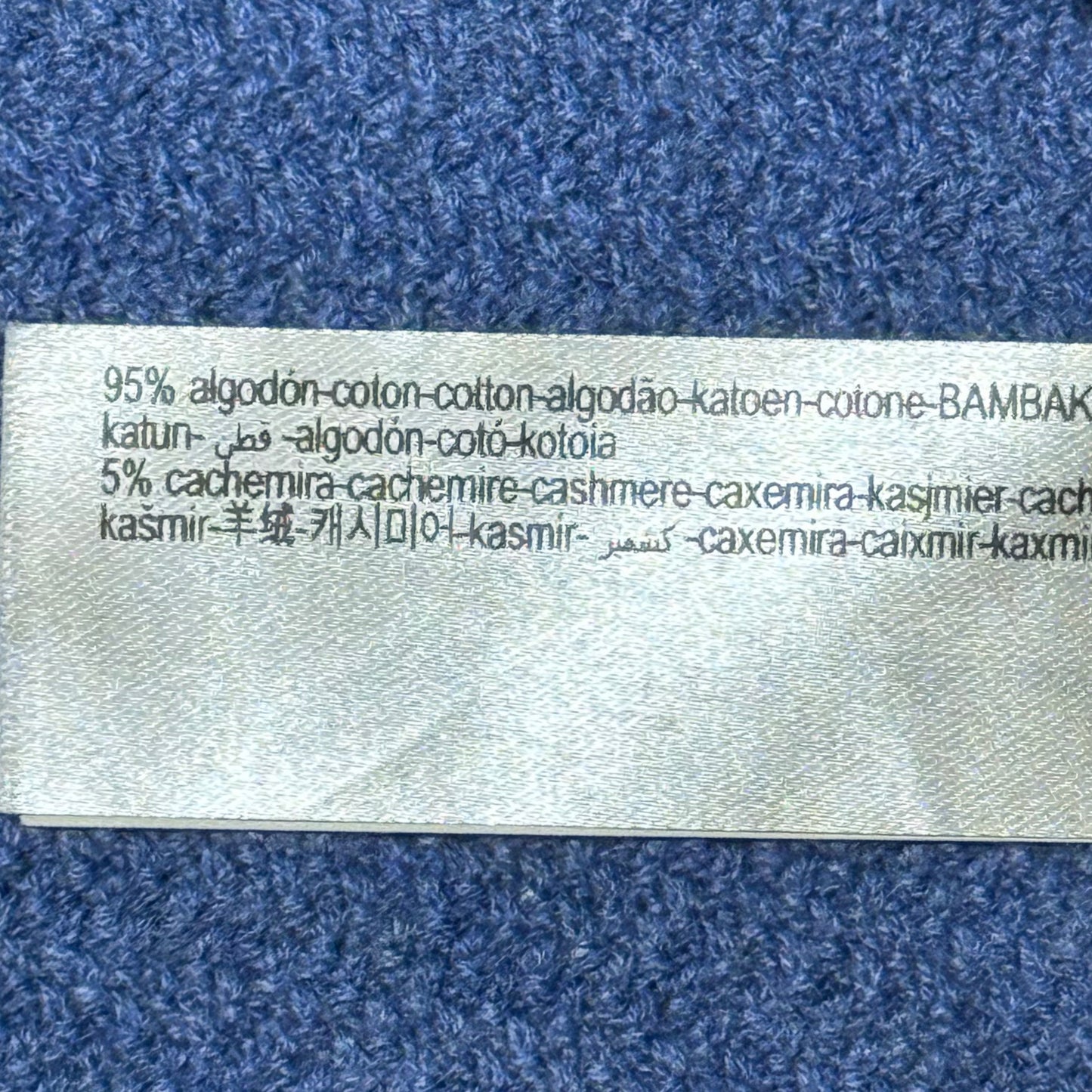 SUÉTER TEJIDO DE CACHEMIRA Y ALGODÓN | MASSIMO DUTTI | TALLA S