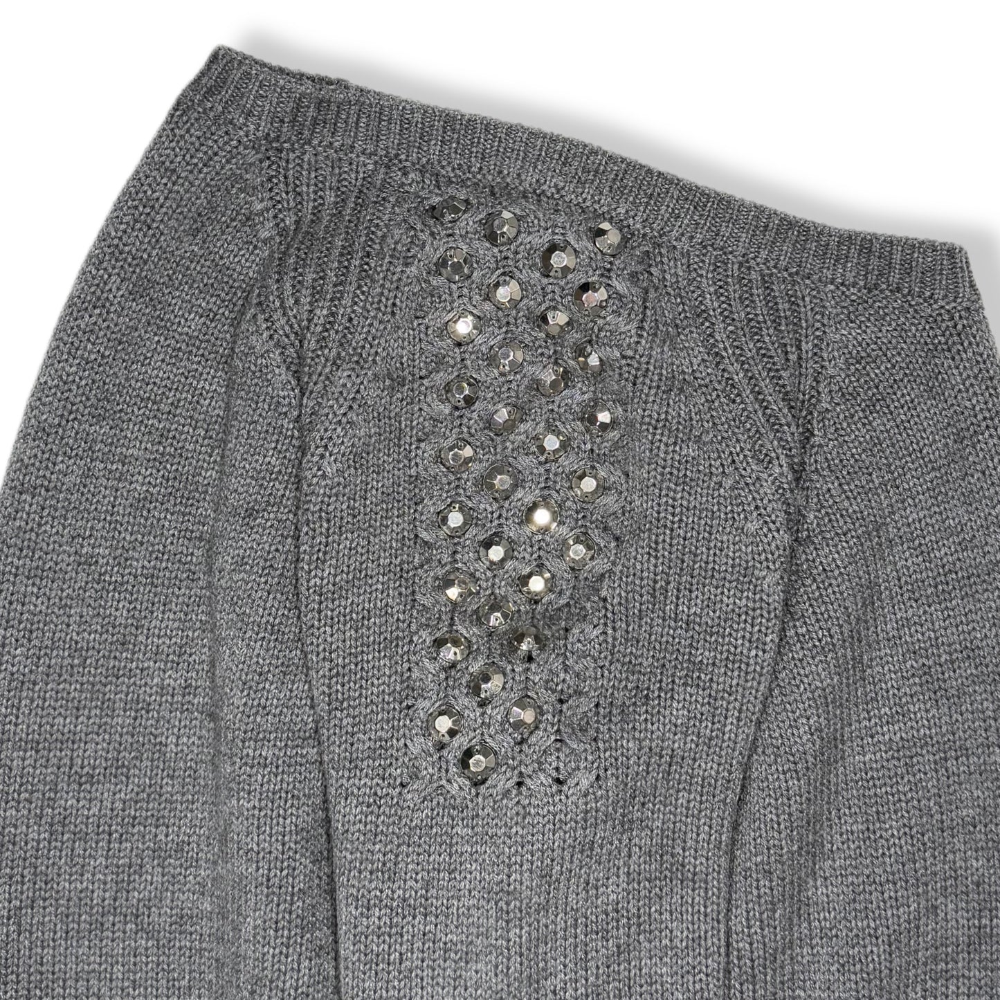 SWEATER DE LANA CON APLICACIONES | SANDRO | TALLA 1 (US 4)