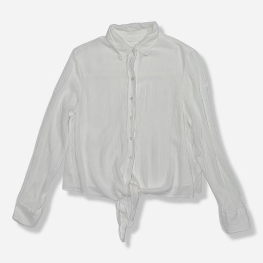 BLUSA BLANCA CON LAZO | H&M | 2