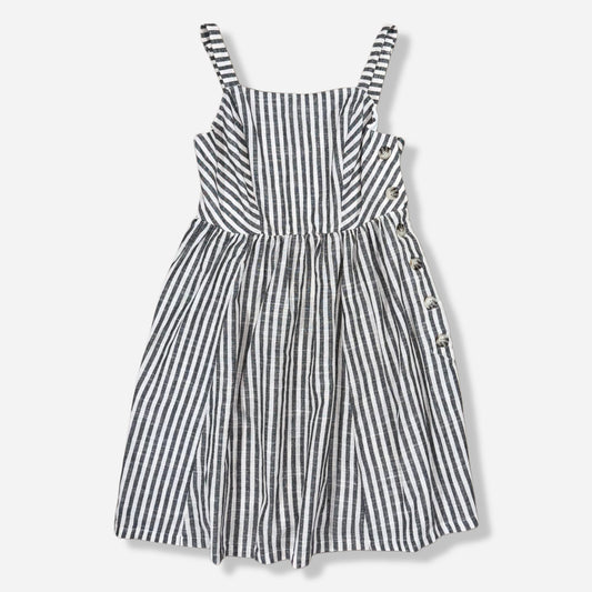 VESTIDO DE RAYAS CON BOTONES | GOOD LUCK GEM | S