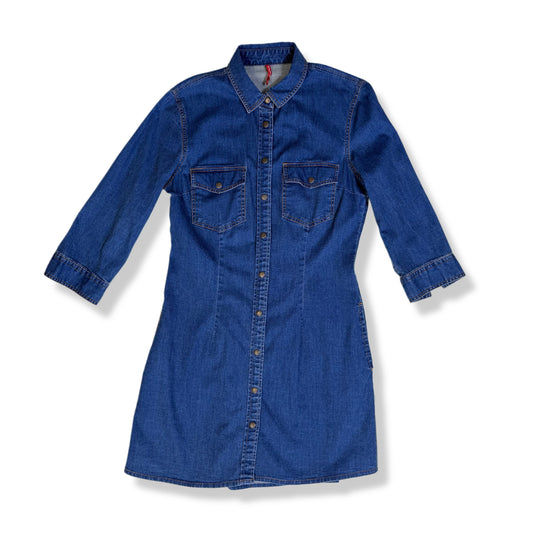 VESTIDO CAMISERO DE DENIM | STRADIVARIUS | S