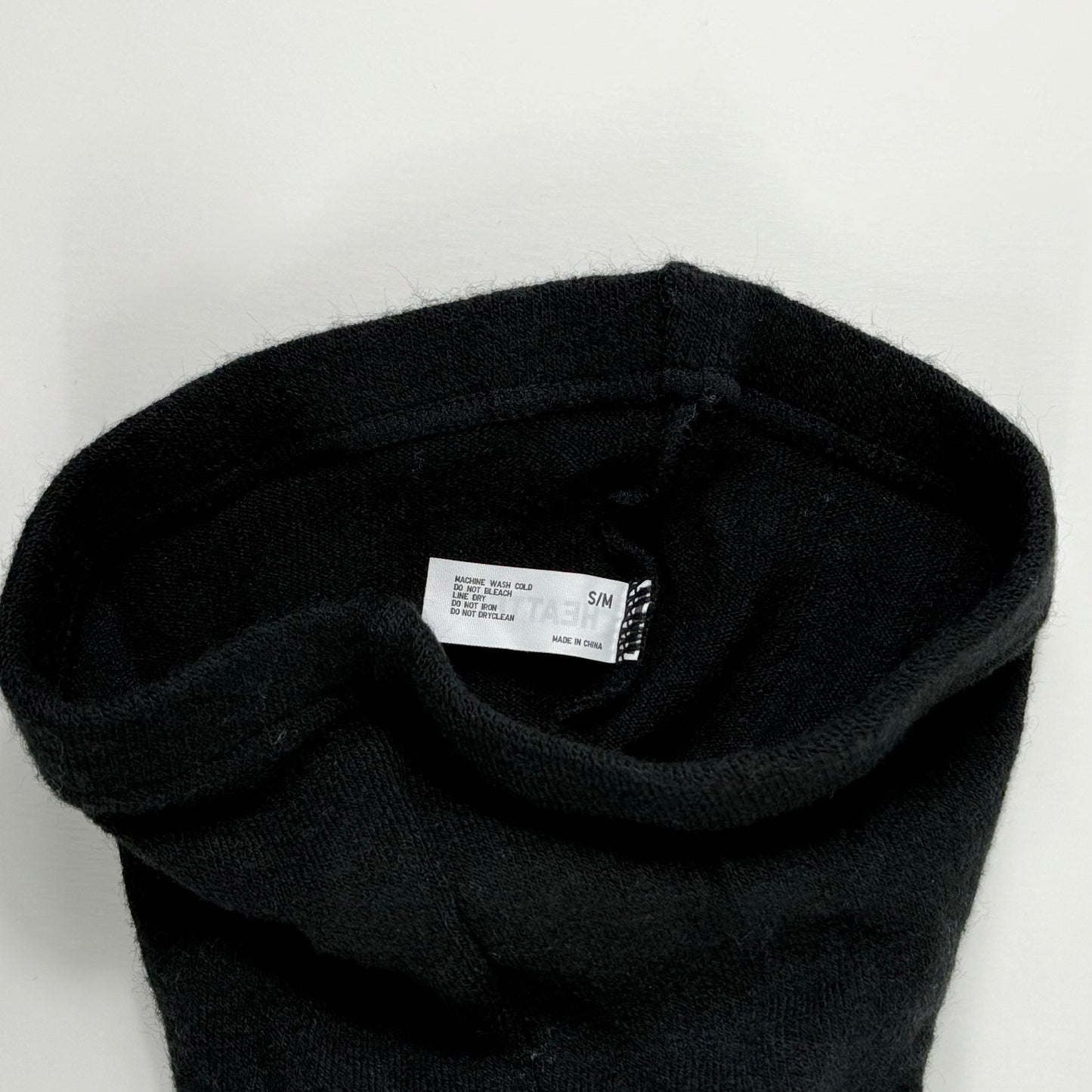 MEDIAS TÉRMICAS NEGRAS CON ACABADO METÁLICO HEATTECH | UNIQLO | S/M