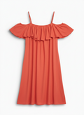 VESTIDO CORTO CON HOMBROS DESCUBIERTOS | FOREVER 21 | TALLA S