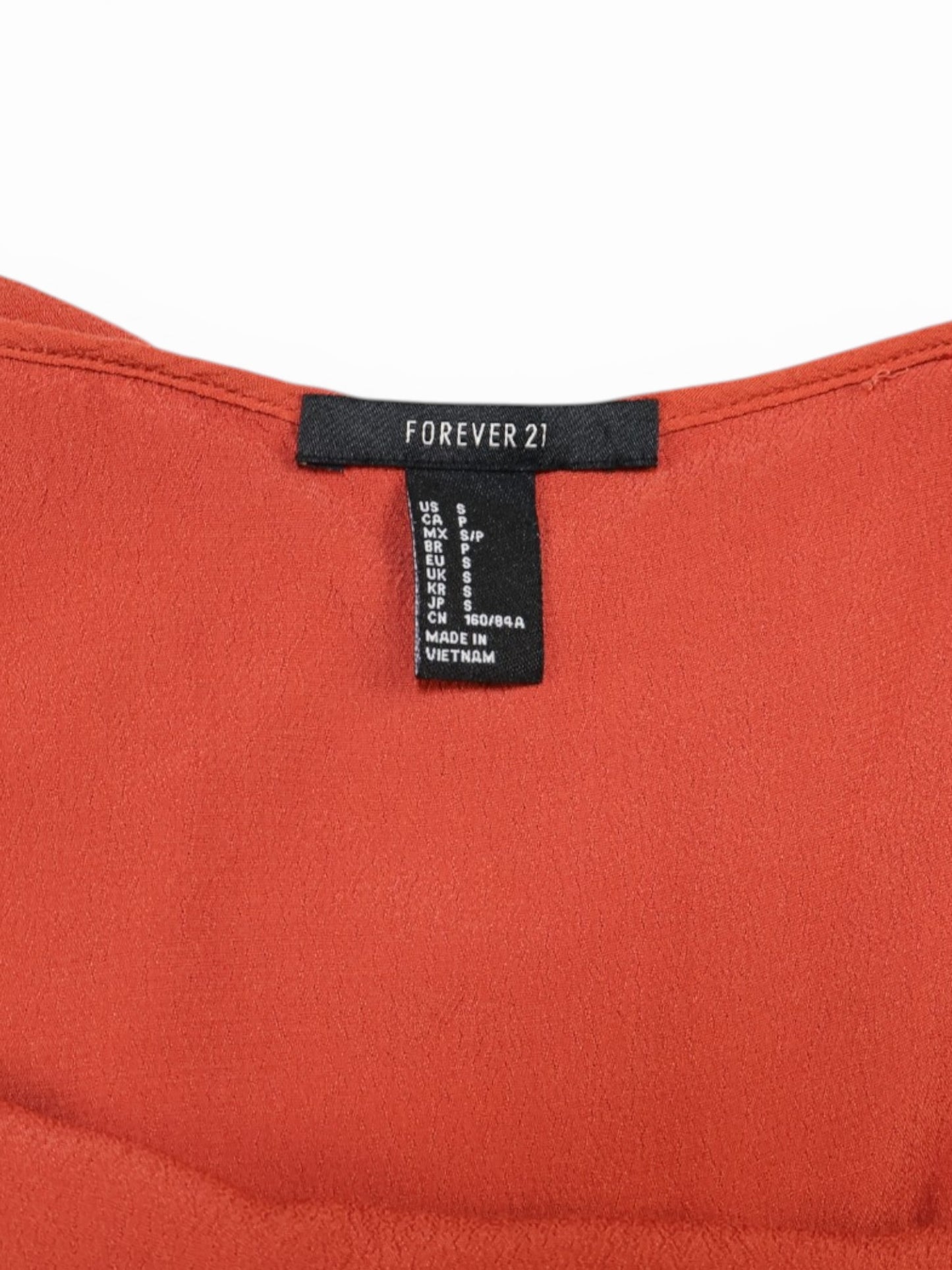 VESTIDO CORTO CON HOMBROS DESCUBIERTOS | FOREVER 21 | TALLA S
