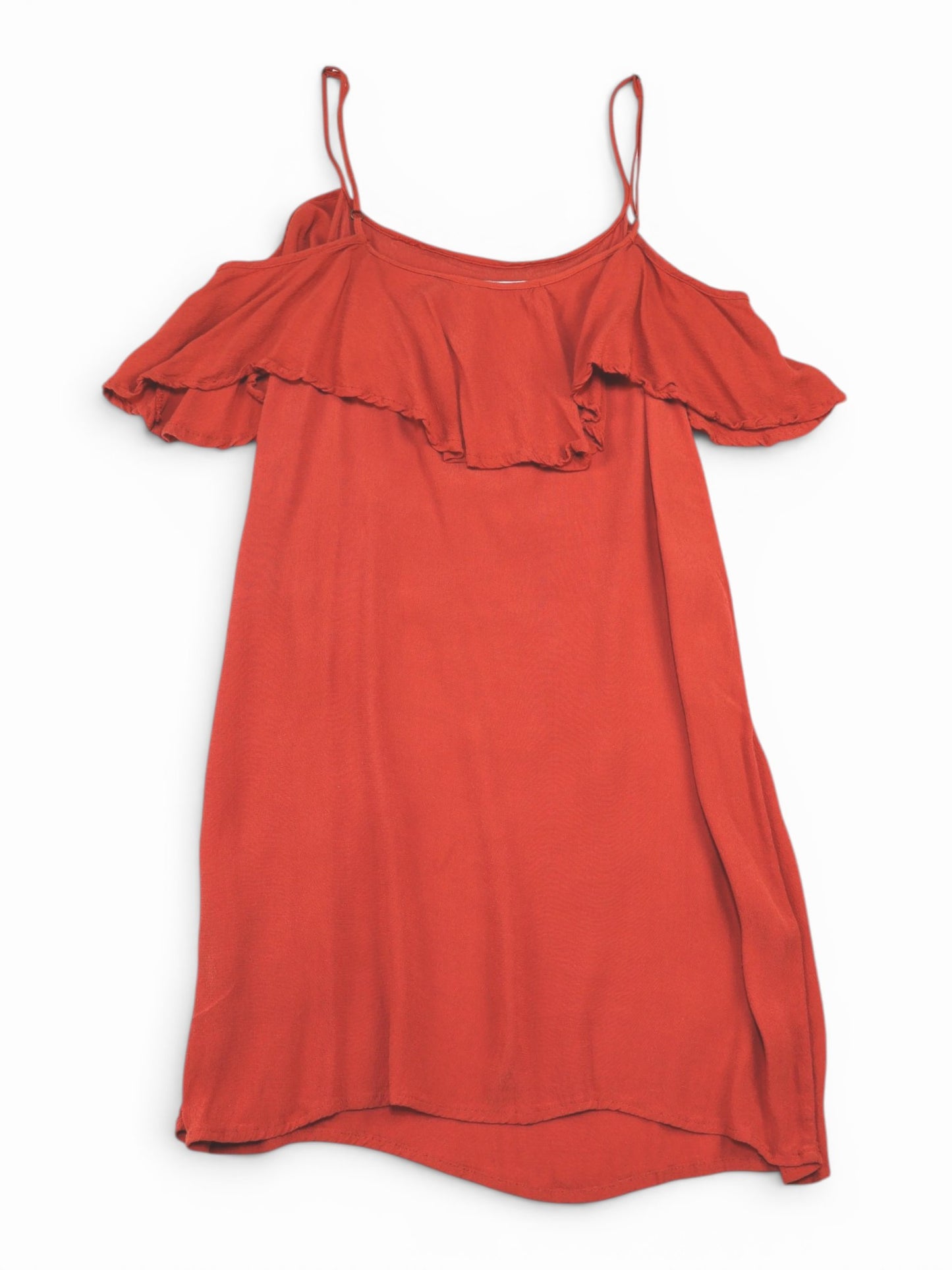VESTIDO CORTO CON HOMBROS DESCUBIERTOS | FOREVER 21 | TALLA S