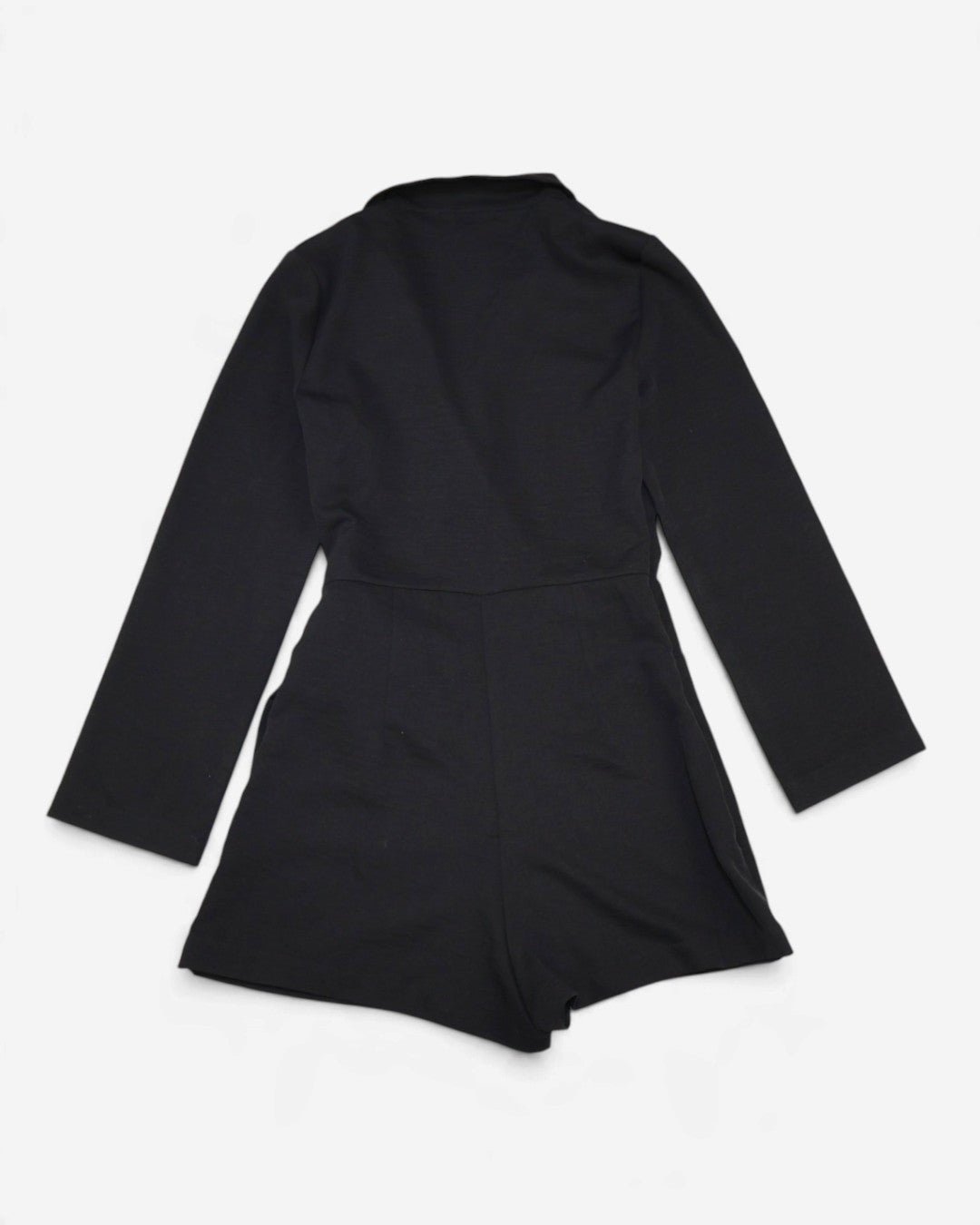 Romper negro estilo blazer con lazo para mujer Lulus talla XS, foto 7