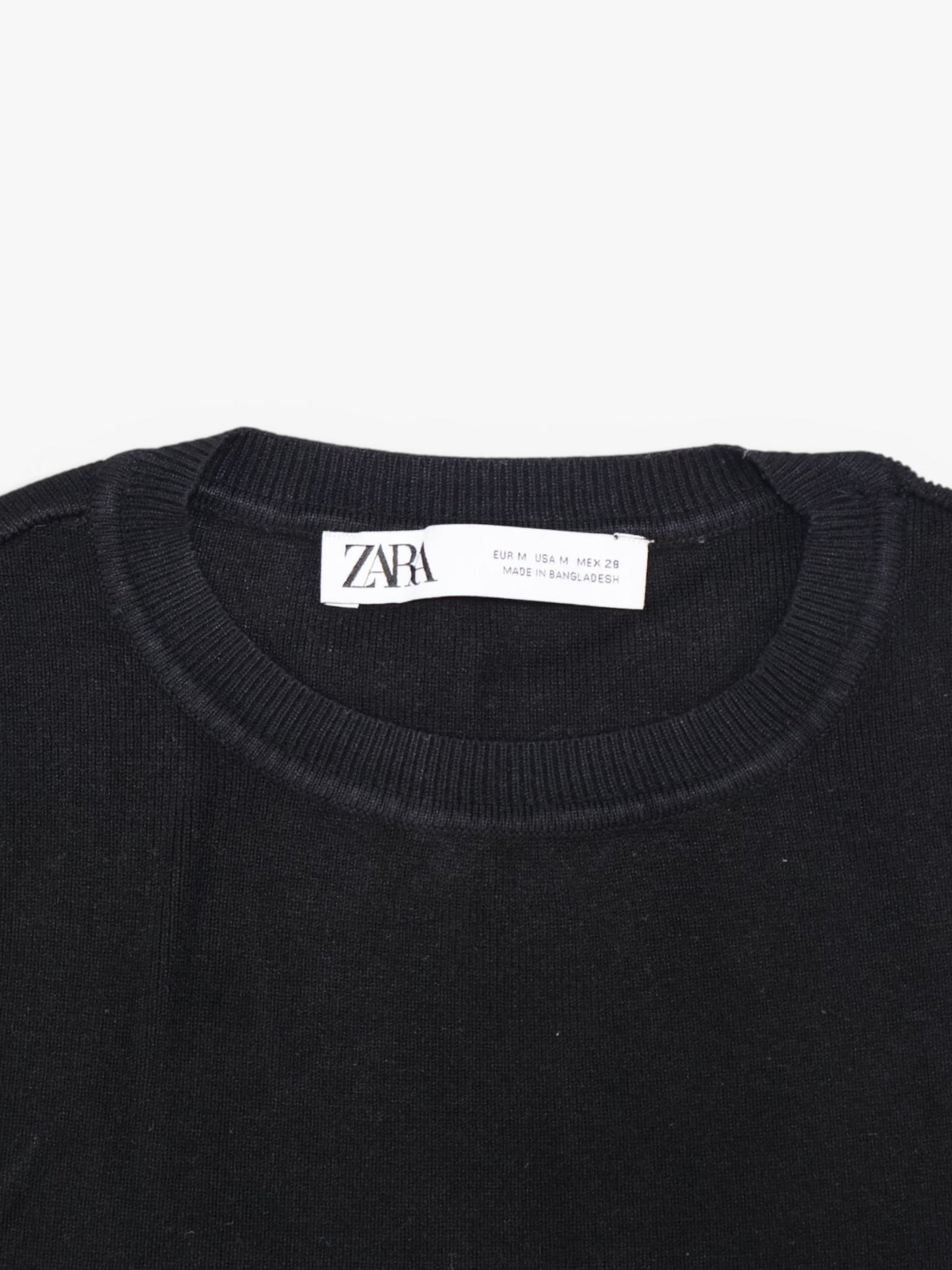 CROP TOP NEGRO SIN MANGAS | ZARA | TALLA M