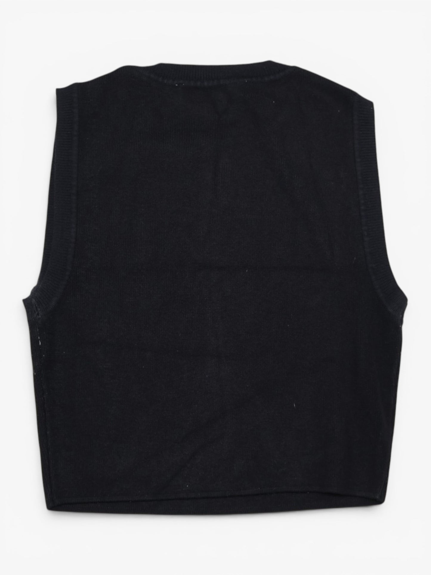 CROP TOP NEGRO SIN MANGAS | ZARA | TALLA M
