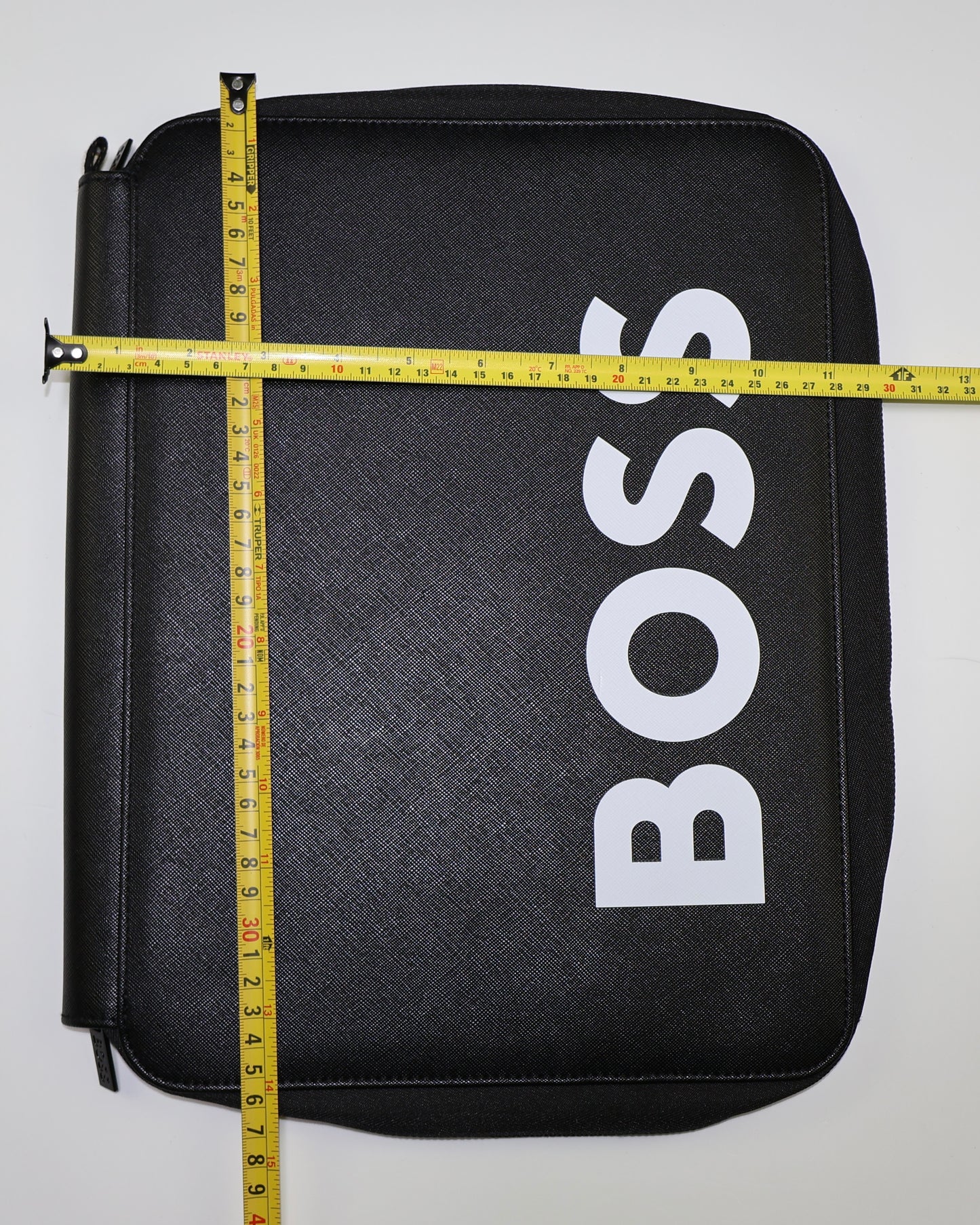 PORTADOCUMENTOS NEGRO CON ZIPPER | BOSS