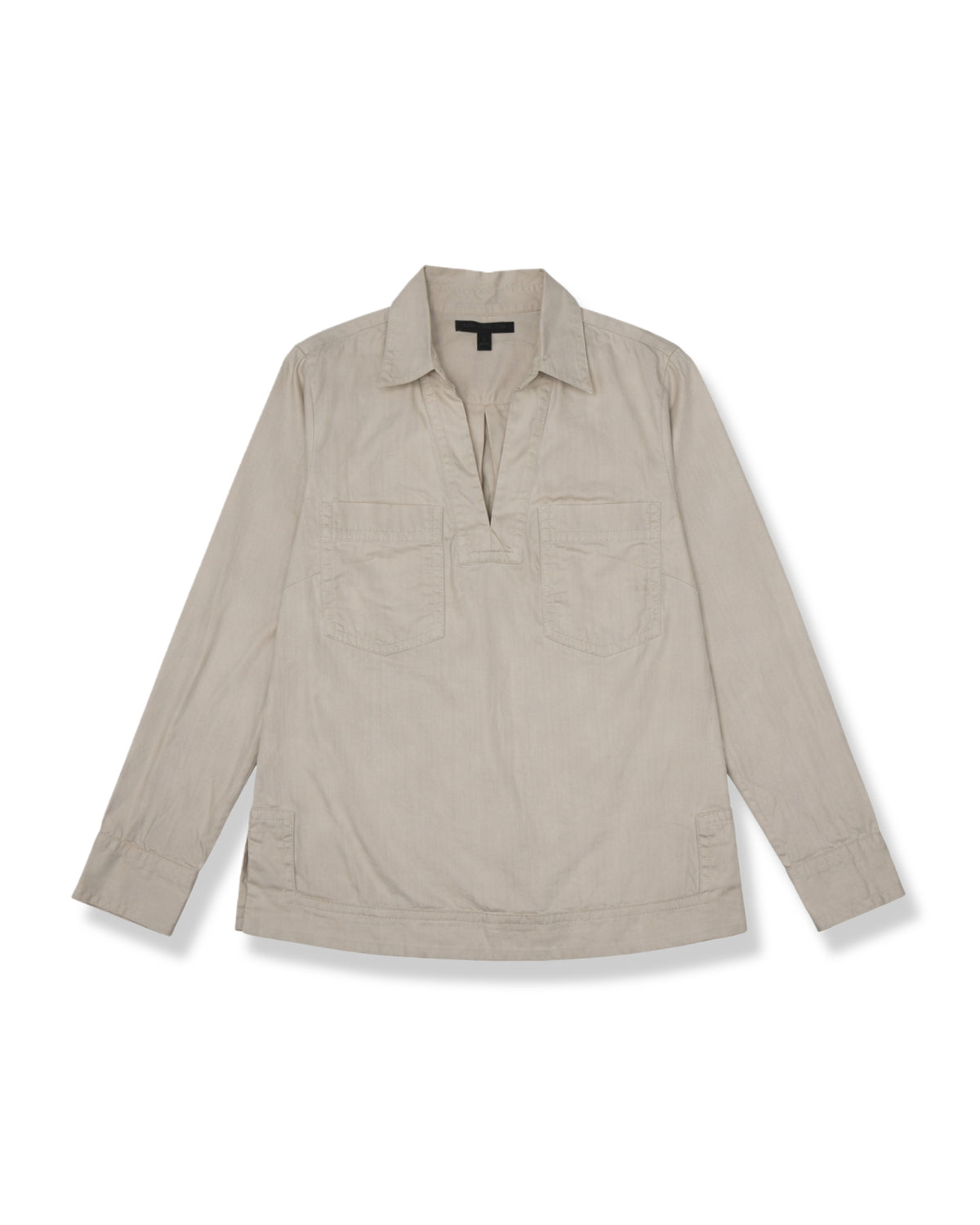 NUEVA CON ETIQUIETA | CAMISA TIPO UTILITY BEIGE | BANANA REPUBLIC | TALLA S (Oversize)