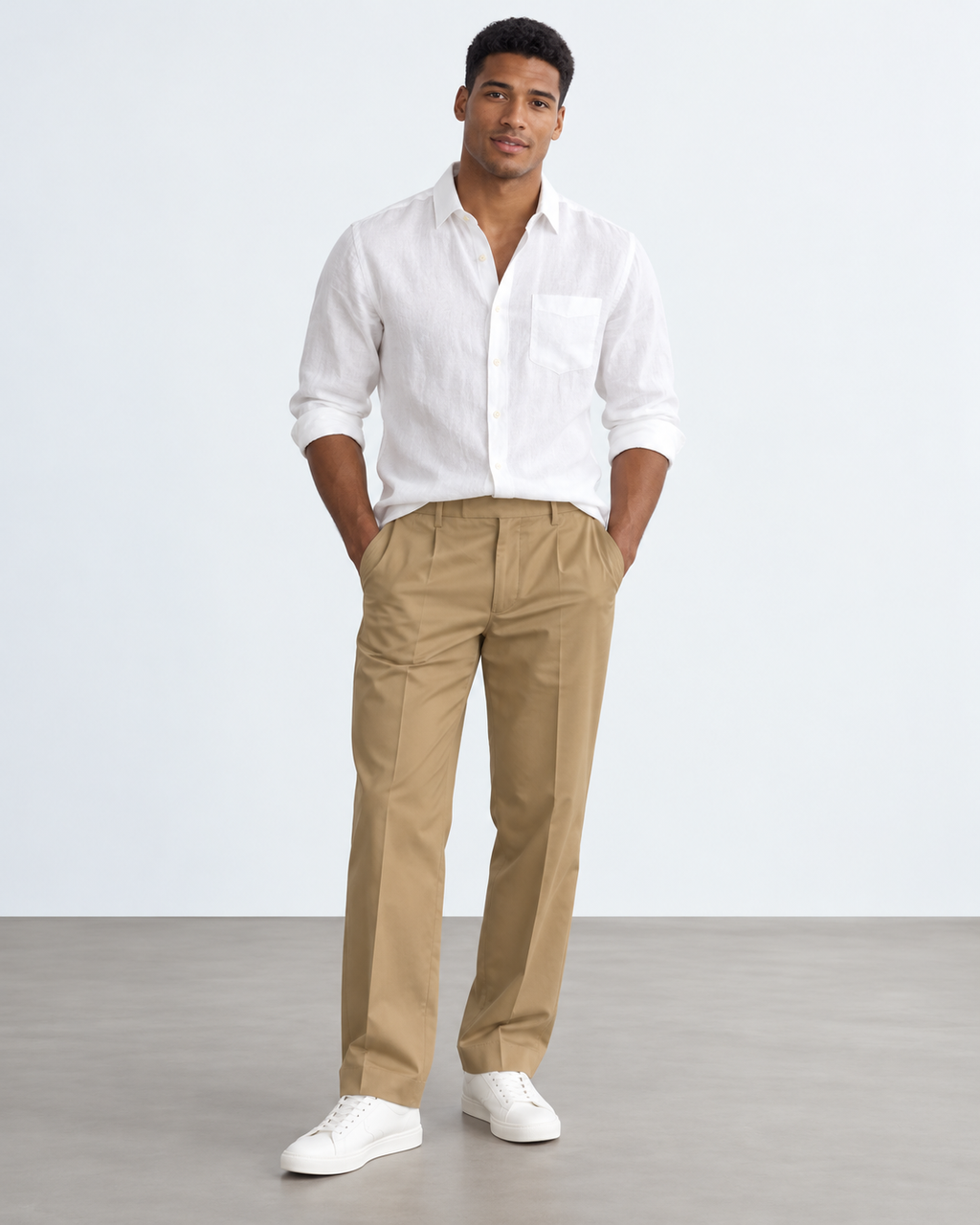 PANTALÓN KHAKI DE ALGODÓN PARA HOMBRE | J.CREW | TALLA 34