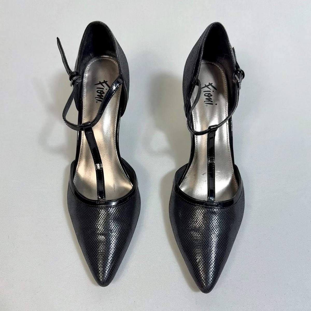 ZAPATOS NEGROS DE TACÓN EN PUNTA | FIONI | TALLA 8