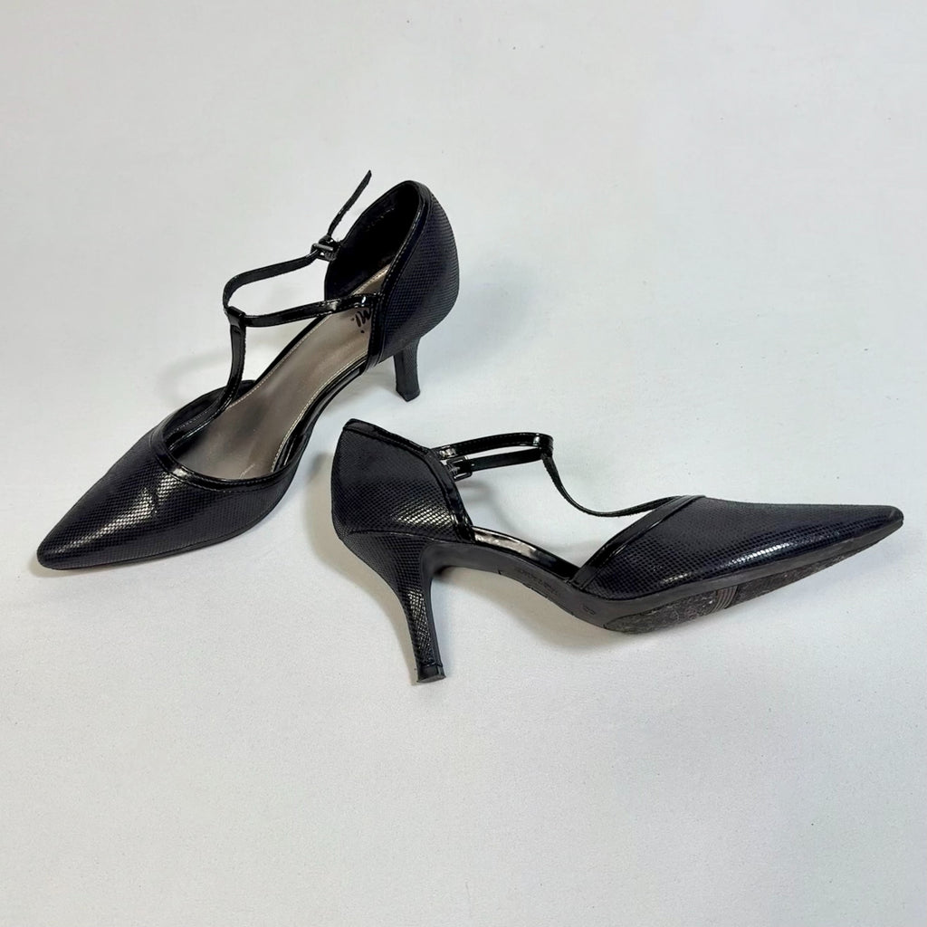 ZAPATOS NEGROS DE TACÓN EN PUNTA | FIONI | TALLA 8