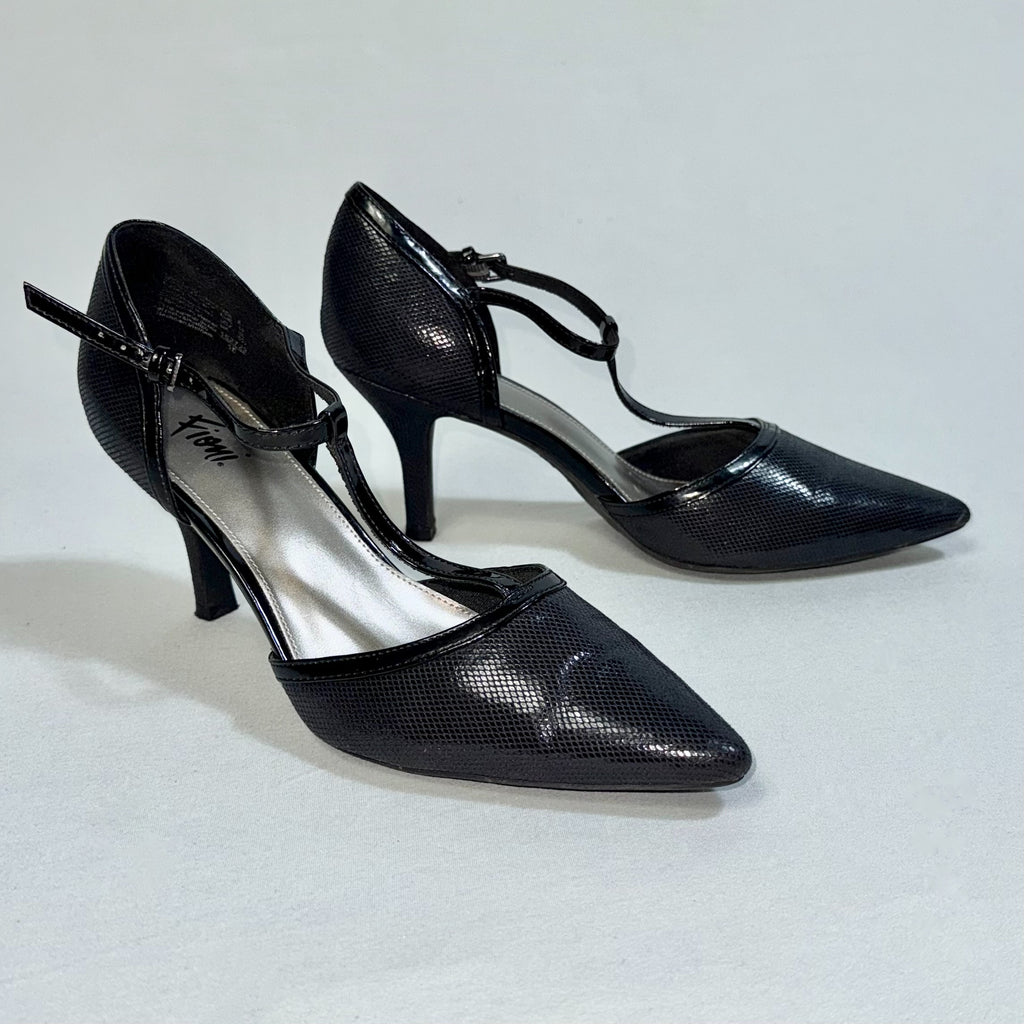 ZAPATOS NEGROS DE TACÓN EN PUNTA | FIONI | TALLA 8
