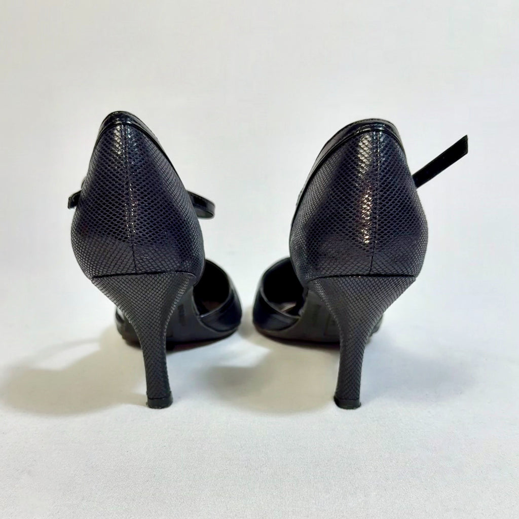 ZAPATOS NEGROS DE TACÓN EN PUNTA | FIONI | TALLA 8