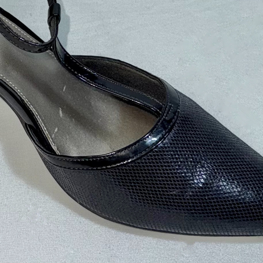 ZAPATOS NEGROS DE TACÓN EN PUNTA | FIONI | TALLA 8