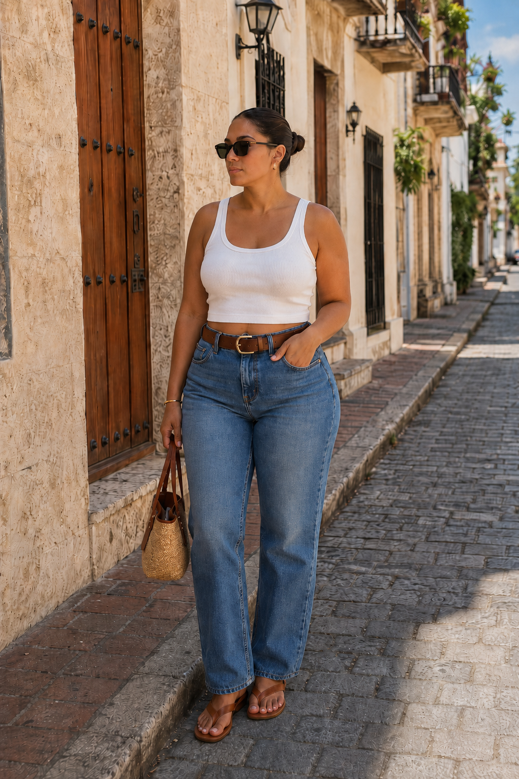 TANK TOP CORTO BLANCO | WILD FABLE | TALLA L