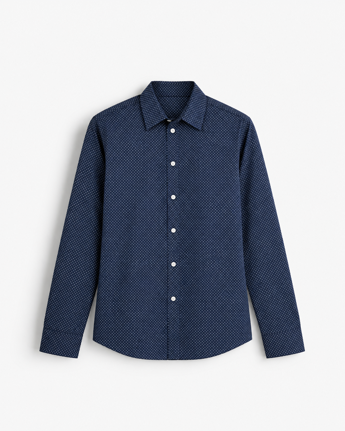 CAMISA AZUL MARINO DE LUNARES PARA HOMBRE | H&M | TALLA S