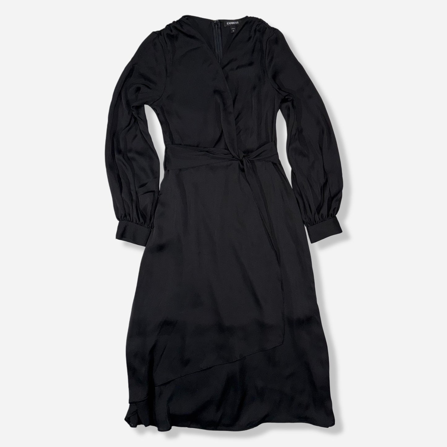 VESTIDO NEGRO CRUZADO | EXPRESS | XS
