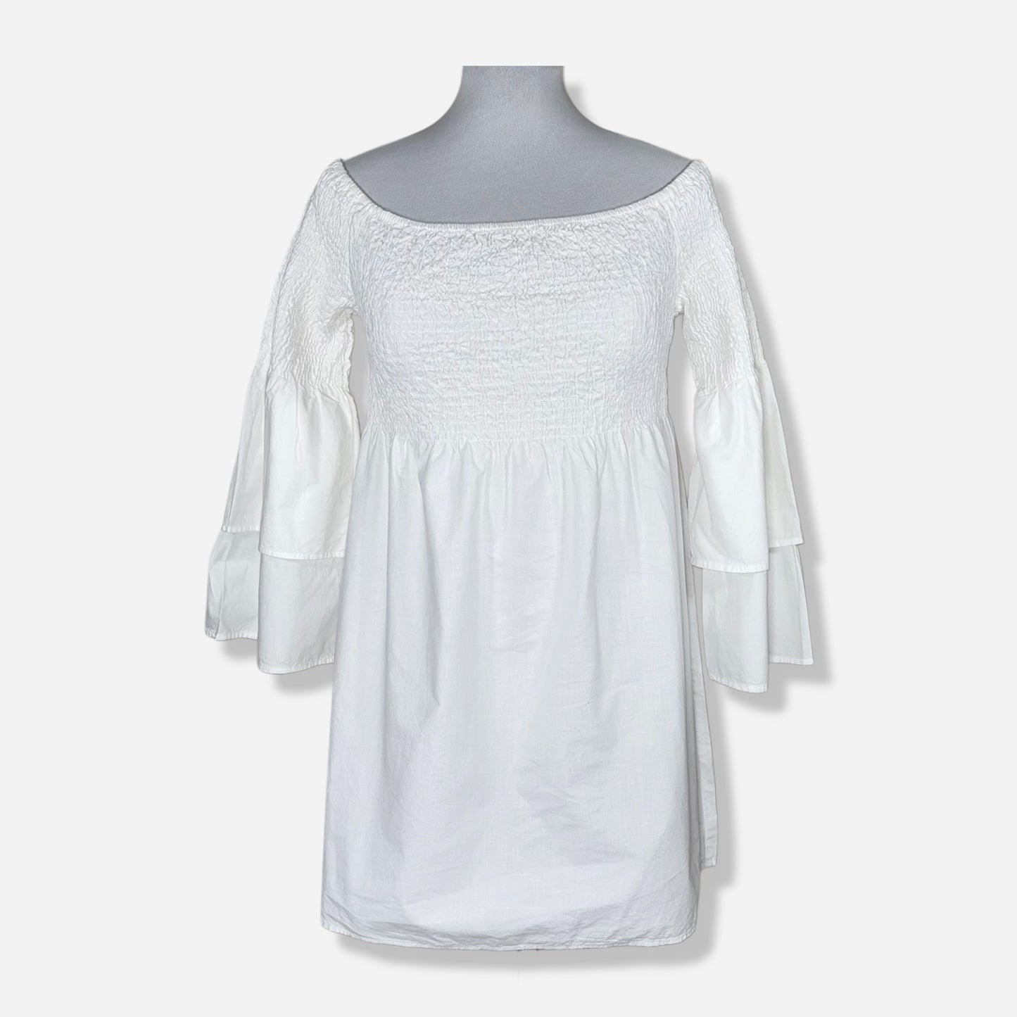 VESTIDO OFF-SHOULDER | STYLE HOUSE | M