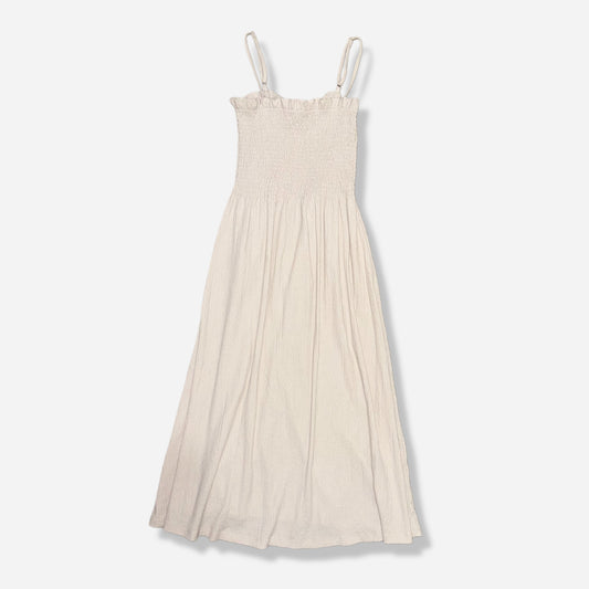 VESTIDO FRUNCIDO CON TIRANTES AJUSTABLES | H&M | S