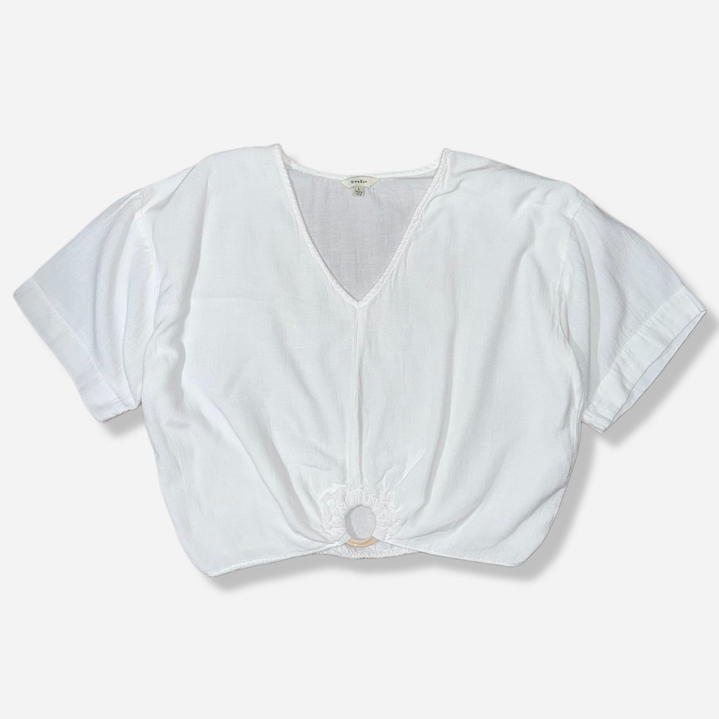BLUSA ESTILO CROP TOP | SIM & SAM | L