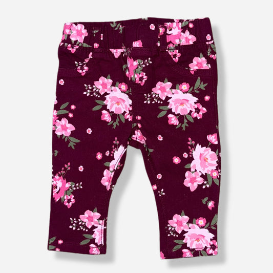 JEGGINGS FLORAL PARA BEBÉ | GARNIMALS | 3-6M