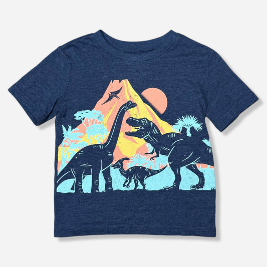 CAMISETA AZUL CON DINOSAURIOS | JUMPING BEANS | 5