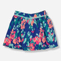 FALDA AZUL CON ESTAMPADO FLORAL PARA NIÑA | CHEROKEE | TALLA 3-6M