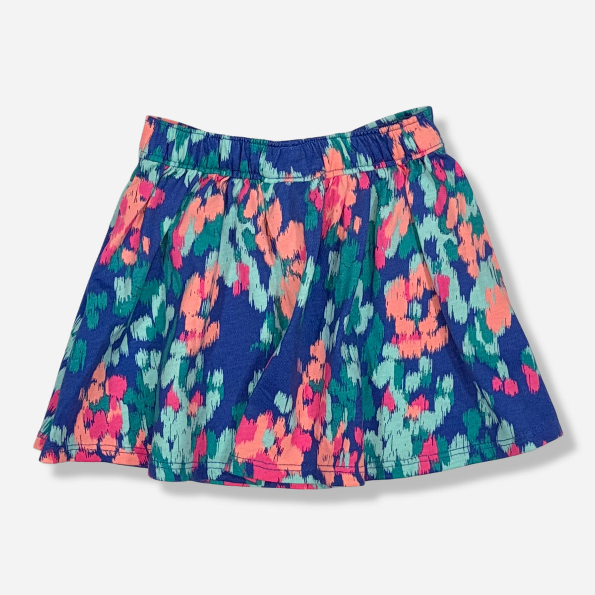 FALDA AZUL CON ESTAMPADO FLORAL PARA NIÑA | CHEROKEE | TALLA 3-6M