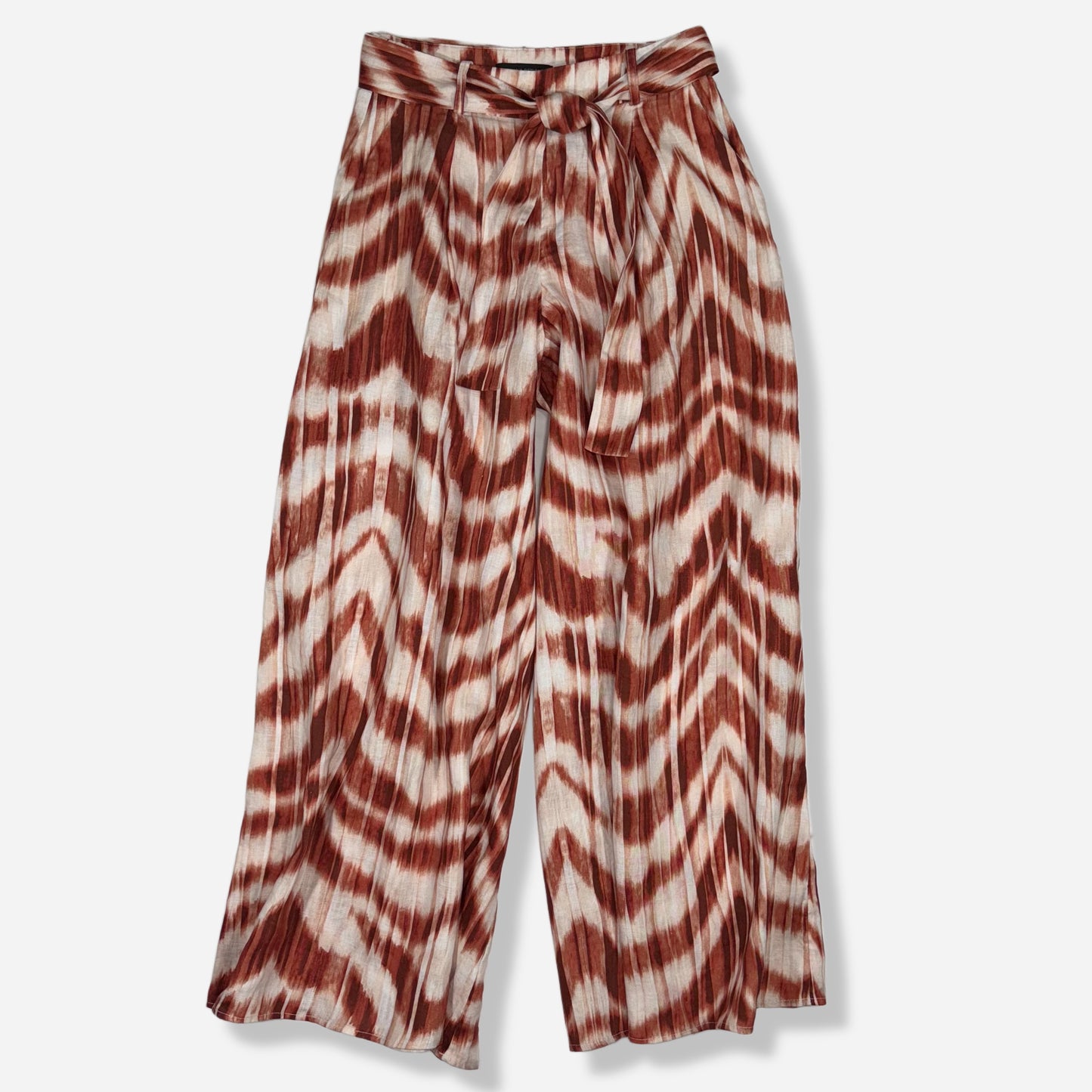 PANTALÓN ANCHO DE LINO PARA MUJER | BANANA REPUBLIC | 0