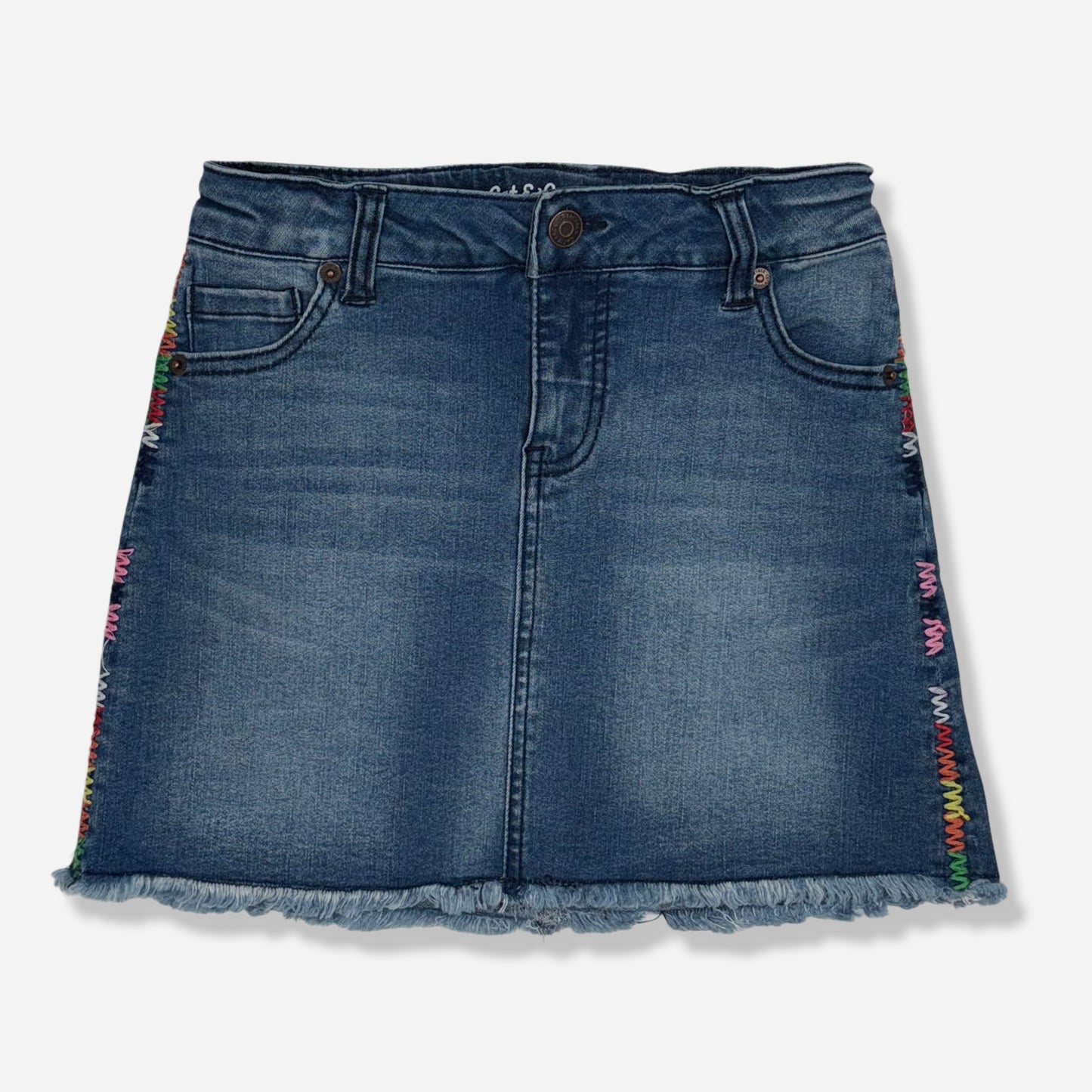 FALDA DENIM SUPER STRETCH PARA NIÑAS | CAT & JACK | M (7/8)