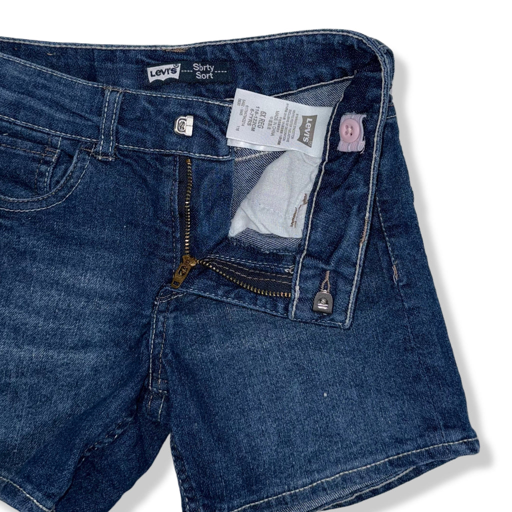 SHORTS JEAN CORTOS PARA NIÑA | LEVI'S | TALLA 6/7