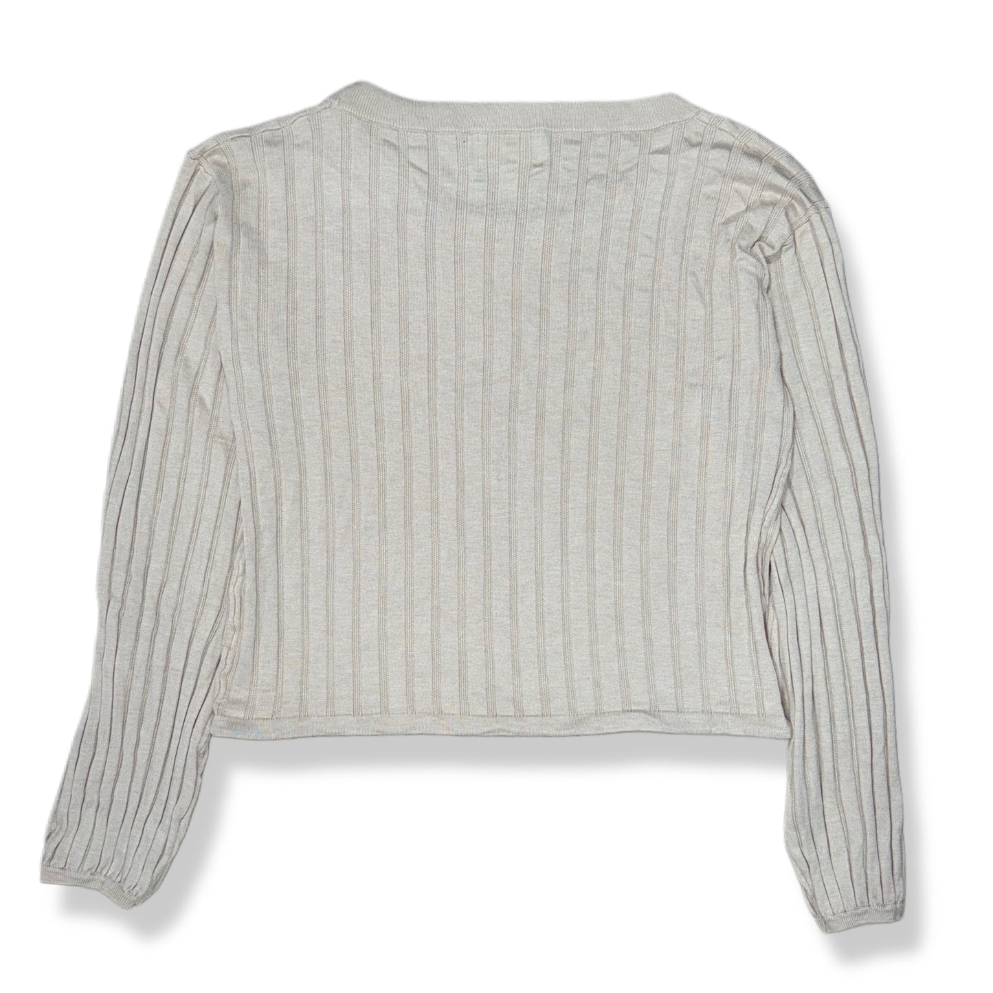 BLUSA TEJIDA BEIGE MANGA LARGA | OLIVE+OAK | L