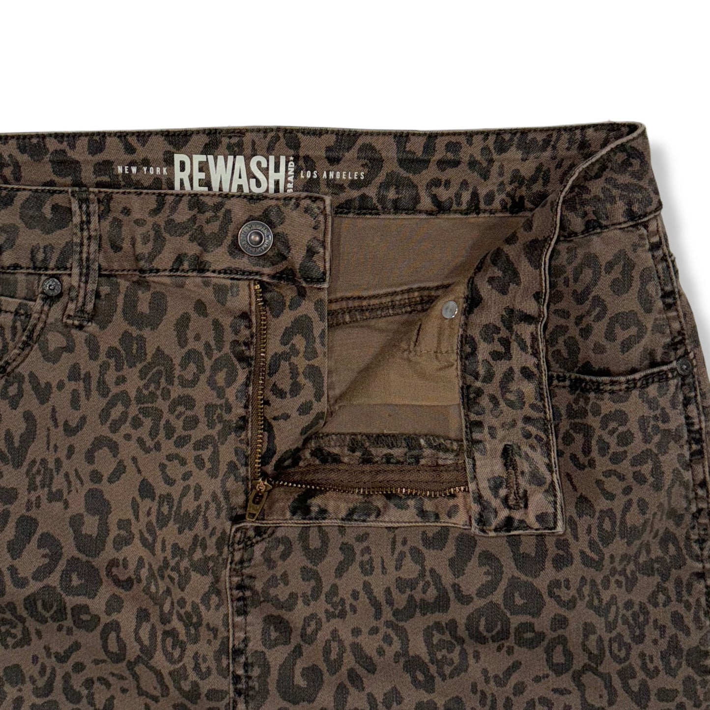 MINI SKIRT CON ESTAMPADO ANIMAL PRINT | REWASH | 11/30