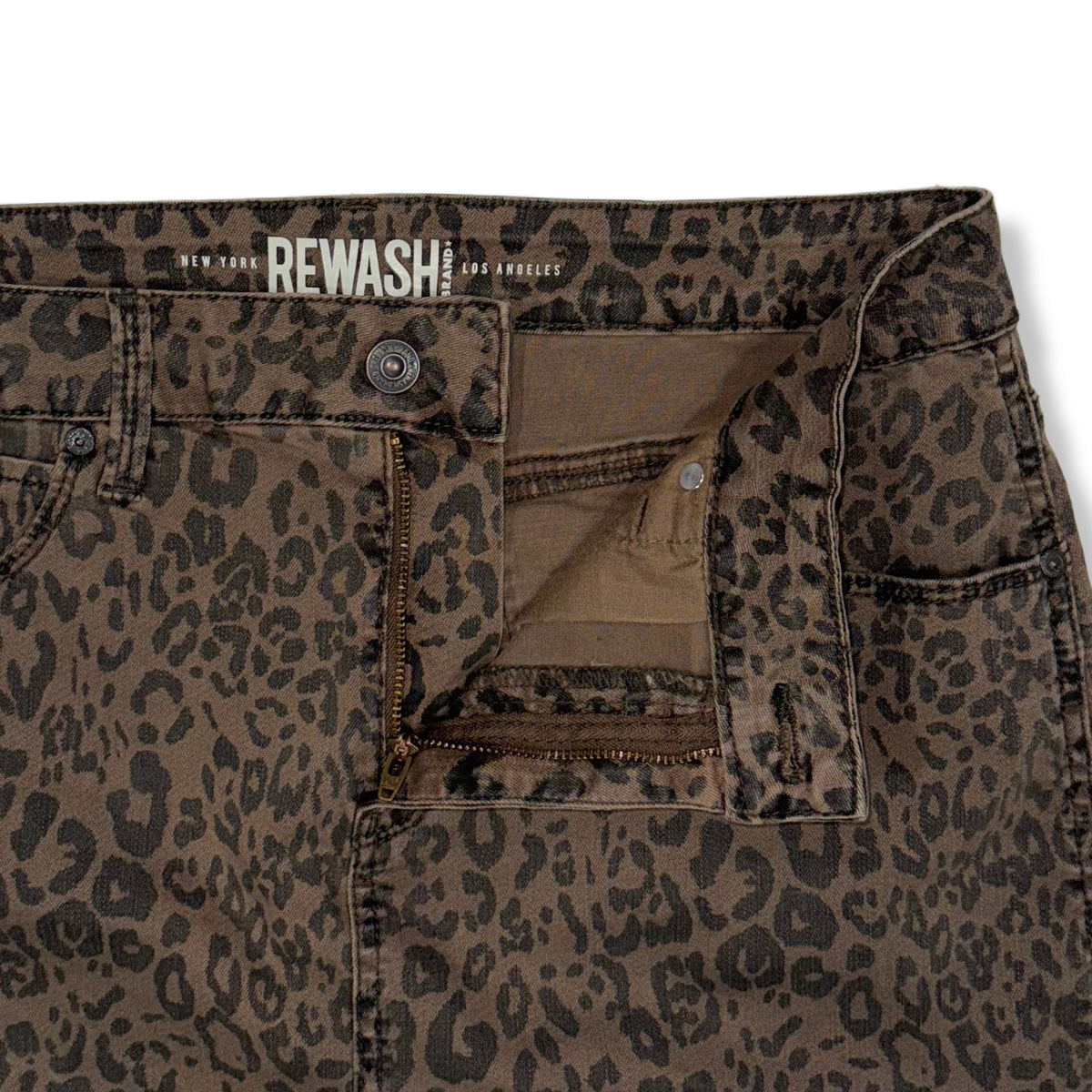 MINI SKIRT CON ESTAMPADO ANIMAL PRINT | REWASH | 11/30