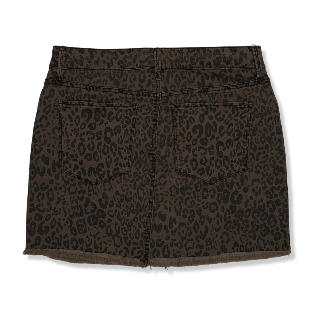 MINI SKIRT CON ESTAMPADO ANIMAL PRINT | REWASH | 11/30