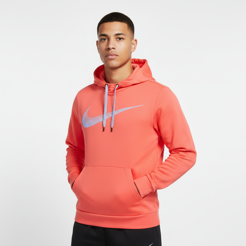 HOODIE DEPORTIVO COLOR CORAL PARA HOMBRE | NIKE | M