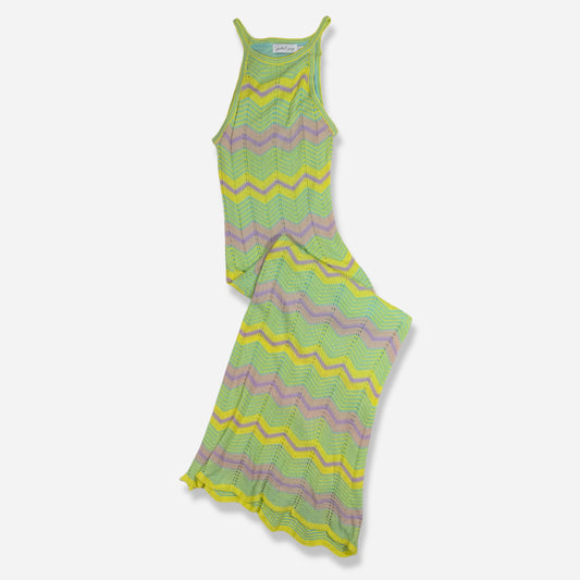 VESTIDO MAXI TEJIDO | PETAL + PUP | L