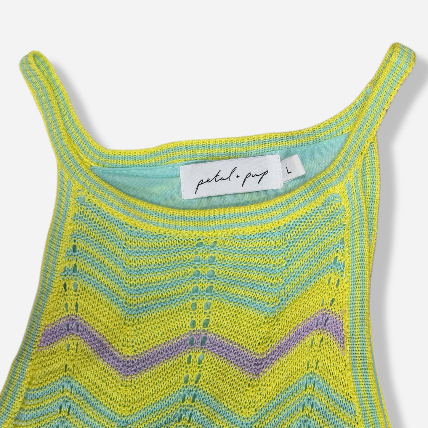VESTIDO MAXI TEJIDO | PETAL + PUP | L