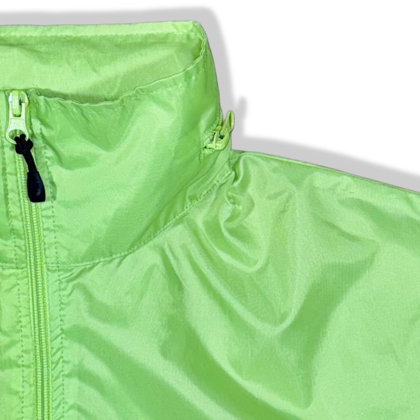 CHAQUETA CORTAVIENTOS VERDE NEÓN PARA HOMBRES | RP SPORT | S